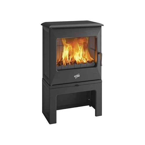 Godin - Poêle à bois fonte 5kw noir 388150PEINTANTHRACITE
