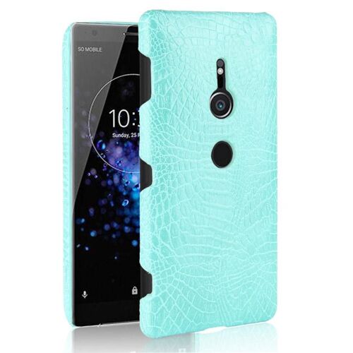 Classique Élégant Étui Pour Sony Xperia Xz2 Anti Éraflure Compatibilité Mode Classique D'alligator Housse De Protection - Vert