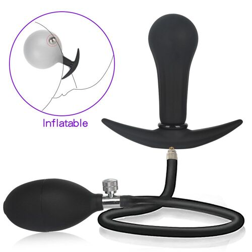 Énorme Godemichet Gonflable En Silicone Pour Hommes Et Femmes, Dilatateur D'anus, Masseur De Prostate, Jouet Sexuel Anal