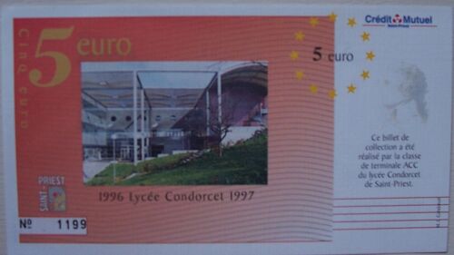 Billet Temporaire 5euro St-Priest (Vignette)