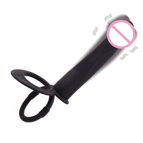 Gode À Double Pénétration Pour Hommes Et Femmes, Avec Sangle Pour Pénis, Plug Anal, Pour Couples Adultes Débutants, Jouets Sexuels, Vibrateur Point G