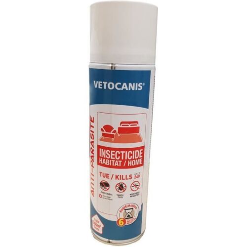 Vetocanis Spray Anti-Puces Et Anti-Acariens Pour La Maison - 500 Ml - Pour Chat Et Chien