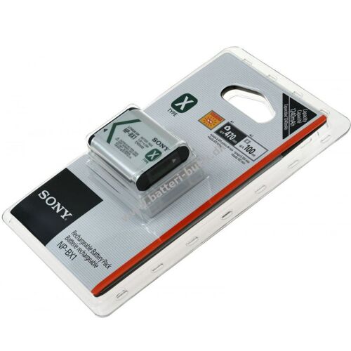 Sony NPBX1/M8 Lithium-ION 1240mAh 3.6V Batterie Rechargeable - Batteries Rechargeables (1240 mAh, 4,5 Wh, Lithium-ION (Li-ION), 3,6 V, Gris, 1 pièce(s))