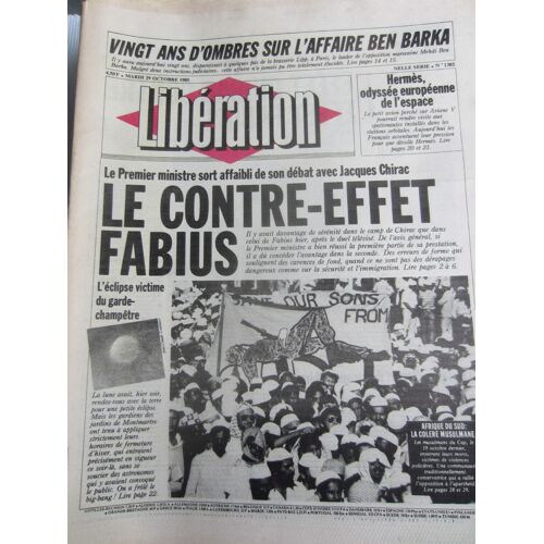 Libération 1382 Le Contre-Effet Fabius