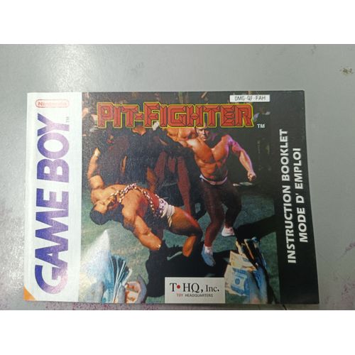 Notice Fr Pit-Fighter Gameboy
