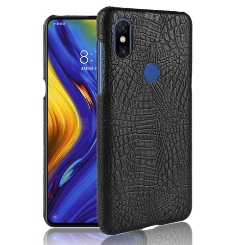Xiaomi Mi Mix 3 Étui Pour Classique Élégant Mode Classique D'alligator Compatibilité Housse De Protection Anti Éraflure - Noir