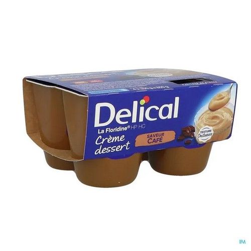 Delical - Dessert Saveur Café 4x200 Grammes 