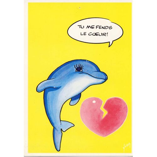Dauphin, "Tu Me Fends Le Coeur" (Dessin : B. Rommelaere)