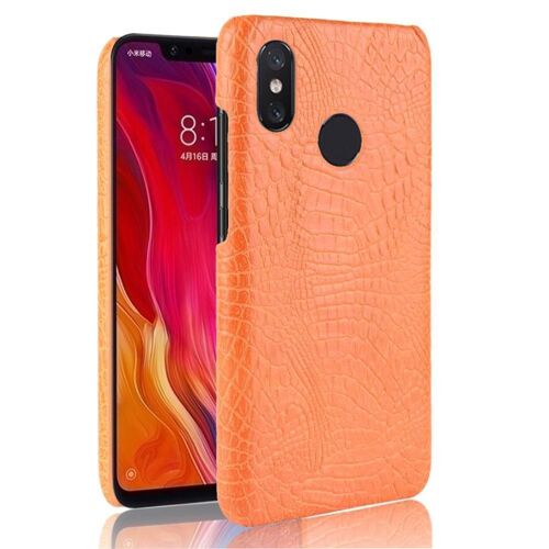 Xiaomi Mi Max 3 Étui Pour Classique Élégant Housse De Protection Compatibilité Mode Classique D'alligator Anti Éraflure - Couleur orange