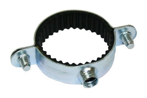 Collier simple isophonique Ø14 - Boite de 100 - Acier nickelé