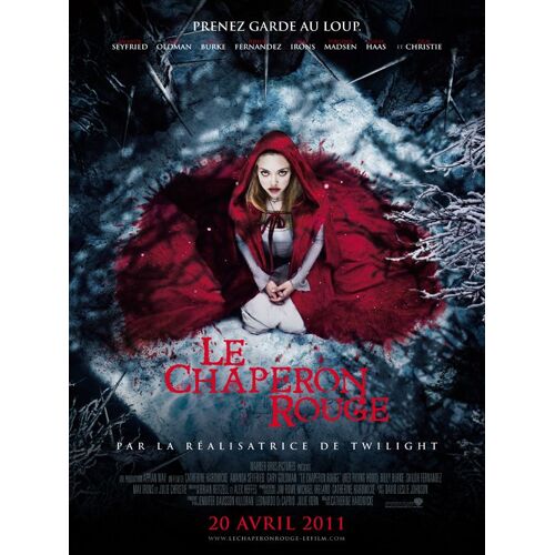 Le Chaperon Rouge - Affiche Originale De Cinéma - Format 120x160 - De Catherine Hardwicke Avec Gary Oldman, Amanda Seyfried, Lukas Haas, Billy Burke, Virginia Madsen - Année 2011