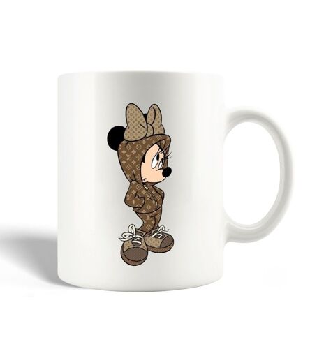 Mug En Céramique Minnie Disney Marron Lv