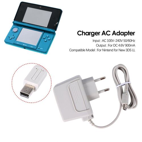 Adaptateur De Chargeur Pour 3ds Xl Ll, Pour Dsi Dsi Xl 2ds 3ds Xl