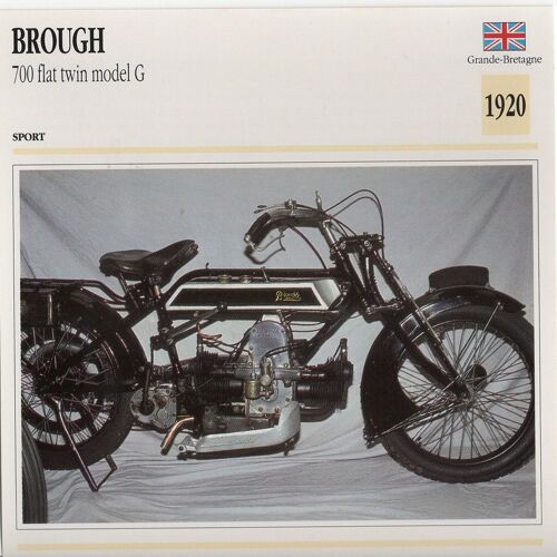 Fiche Moto Passion Brough 700 Flat Twin Model G