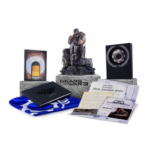 Console Xbox 360 Edition Limitée Gears Of War 3 - 320 Go, HDMI (Sans Jeu, Testée)