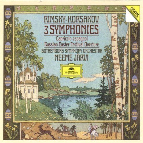 Symphonies Nos. 1, 2 & 3, Grande Paque Russe, Capriccio Espagnol Göteborg Symph.;  