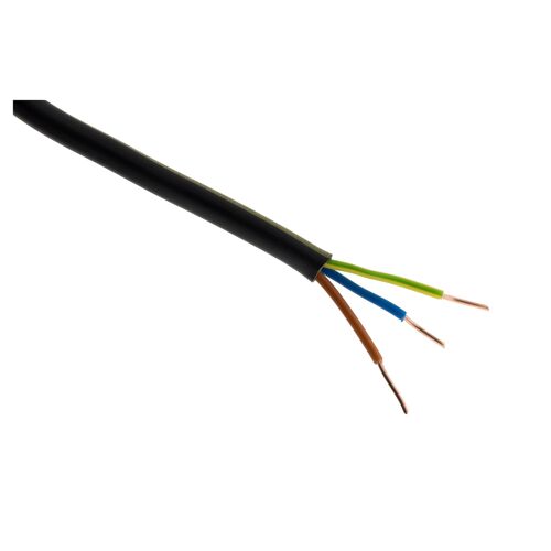 Câble électrique U-1000 R2V 3G6mm² noir - 100m - Zenitech