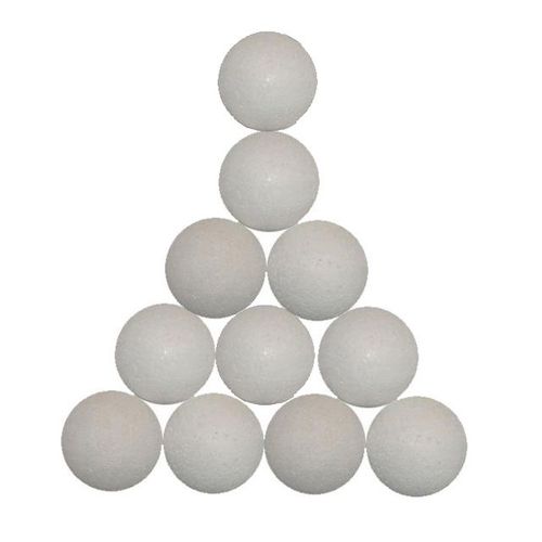 11 Balles de Baby Foot Bonzini Balles en Liège Blanches