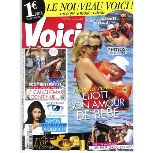 Voici N°1239: Ferrari/ Ayem/ Charlene&albert/ Bhl&dombasle/ Douglas/ Aniston/ Dubosc/ Rihanna/ Eboue