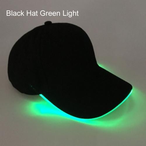 Chapeau De Baseball Lumineux Unisexe Pour Hommes Et Femmes, Couleur Unie, Accessoires De Performance, Fête Au Bar De Noël