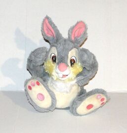 Peluche interactive lapin panpan joue à cache cache parle français disneyland 26cm