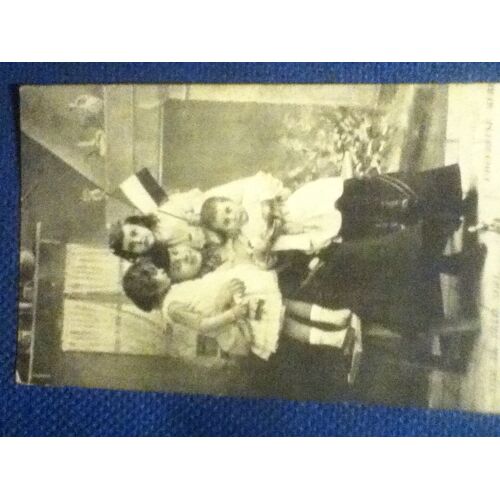 L'heureuse Mère : Vive Le Petit Noêl ! Carte Circulée 24-12-1905 - Timbre Au Verso