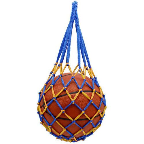 Sac en filet de basket-ball - Sac en maille de nylon - Sac en filet de football portable pour le volley-ball, le stade, l'équitation en plein air