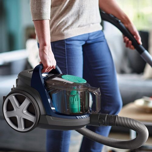 Aspirateur sans Sac de 1,5L 650W bleu noir
