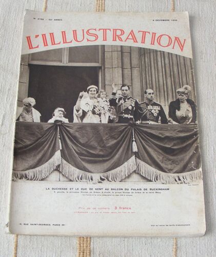 La Duchesse Et Le Duc De Kent Au Balcon  Du Palais Buckingham.