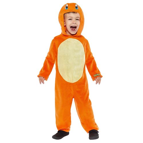 Déguisement Salamèche Pokémon Enfant - Taille: 4 - 6 Ans (110 Cm)