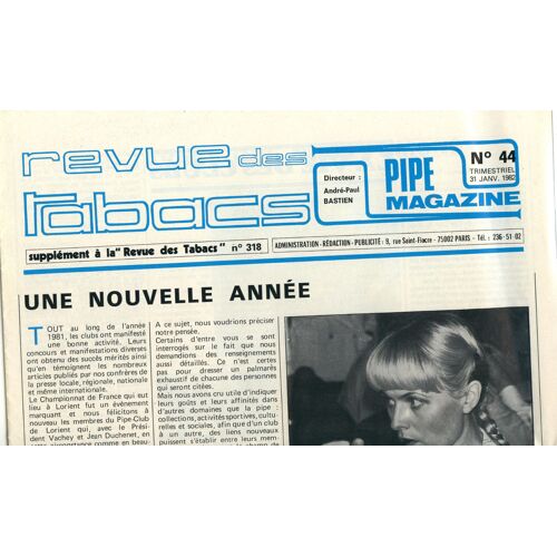 Pipe Magazine  N° 44 : Une Nouvelle Année