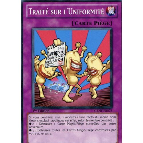 Traité Sur L'uniformité   Genf-Fr073