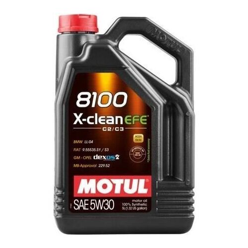 Motul Huile  8100 X-Clean Efe 5w30 5l (Bidon)