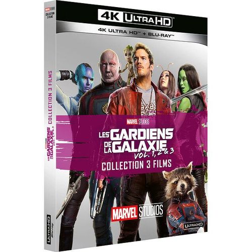 Les Gardiens De La Galaxie Vol. 1, 2 & 3 - Collection 3 Films - 4k Ultra Hd + Blu-Ray