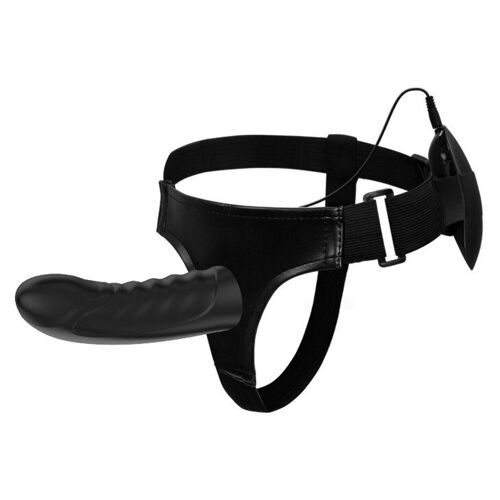 Vibromasseur À Harnais En Silicone Pour Couples, Design Creux Pour Hommes, Pénis Vibrant À Plusieurs Vitesses, Jouets Sexuels Pour Adultes
