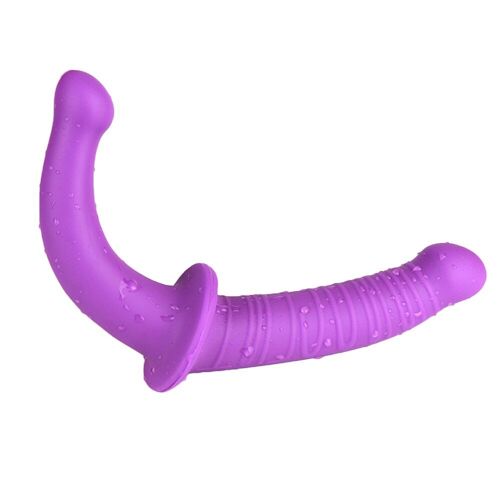 Godemiché À Double Tête En Silicone Pour Femme, Jouet Sexuel, Masturbateur Anal, Vagin, Gay, Pénis Artificiel, Orgasme