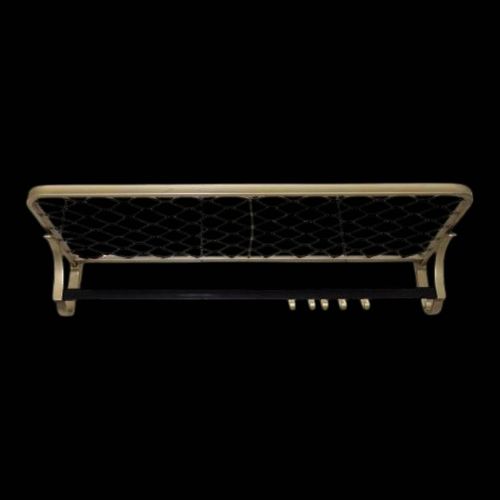 Porte manteaux en aluminium dor et vestiaire 196070 dore