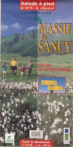 Carte Massif Du Sancy 1/30000e
