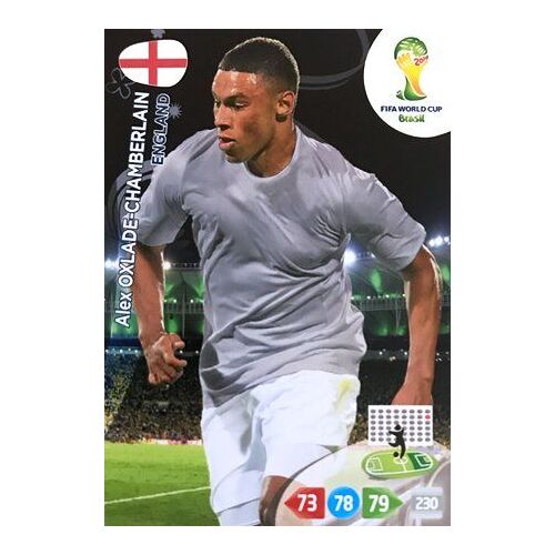 Alex Oxlade-Chamberlain - England - Panini Adrenalyn Xl Fifa World Cup Brazil 2014