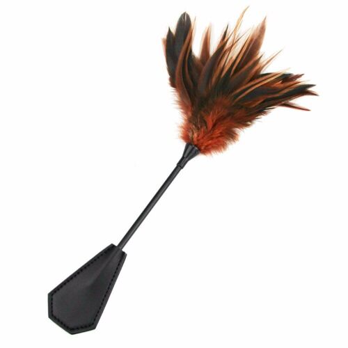 Fouet À Plumes Marron Fétichiste Bdsm, Jouet Sexuel Pour Couple, Jeu D'amoureux De Cosplay