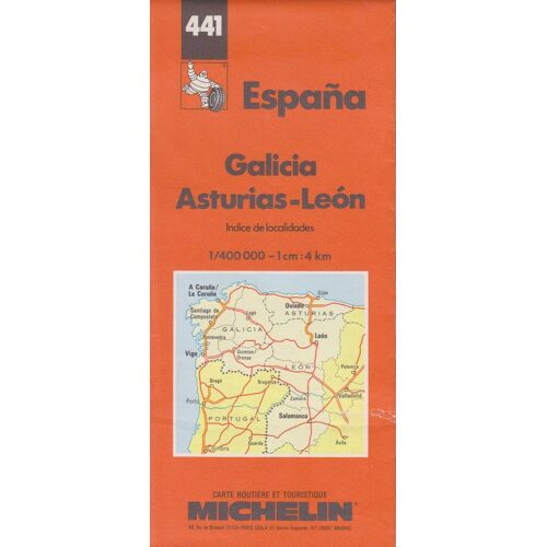 Espagne Nord-Ouest - 1/400 000