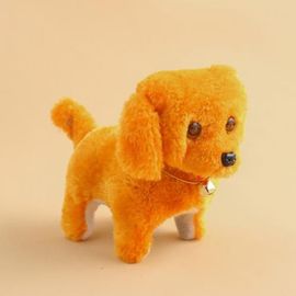 Peluche De Marche Électronique Colorée Pour Enfants, Jouet Interactif Imitation Chien Aboyant, Cadeau De Noël