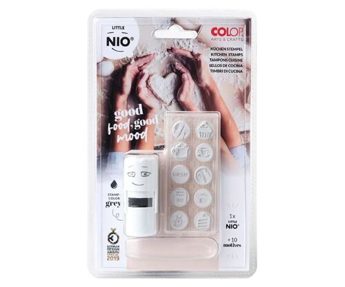 Set Creative Timbres Peu Nio Cuisine-10 Pcs Motifs, Co 154844