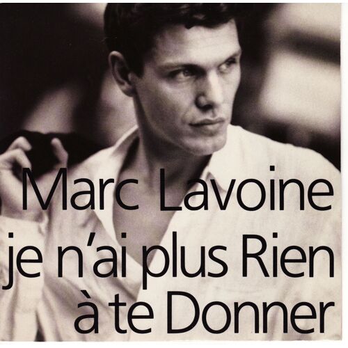 Je N'ai Plus Rien À Te Donner