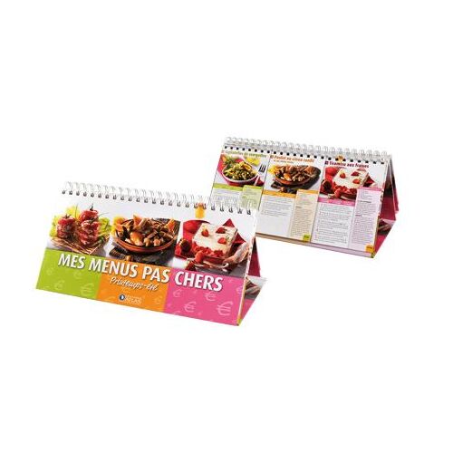 Livre-Chevalet Mes Menus Express Printemps Été