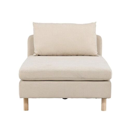 Canapé modulable section droit beige