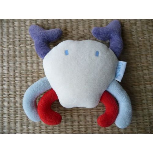 Doudou Hochet Crabe Corolle