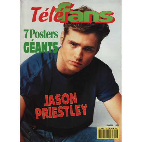 Téléfans / 1993 N°1 : Jason Priestley (2p + 7 Posters Géants)