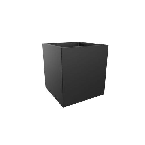 Jardinière Carrée Vivo Square Wheels Noir - Elho