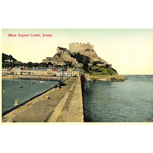 Carte Postale Ancienne, Jersey, Mont Orgueil Castle